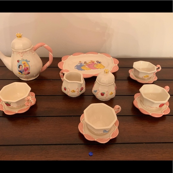 Disney Other - Disney Princess 14 pc vintage tea set NWOT